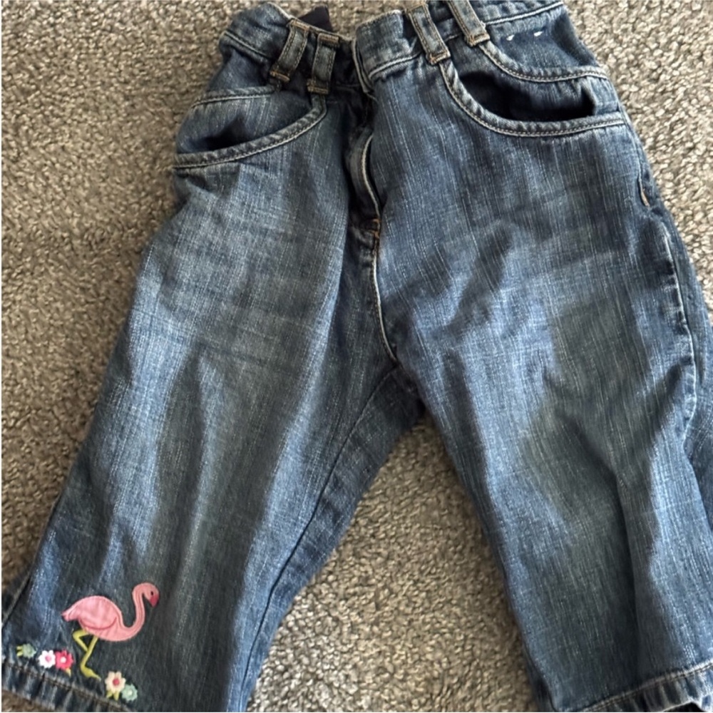 Gymboree VINTAGE ISLAND FUN CAPRI size 3t 🦩🌺🏝️